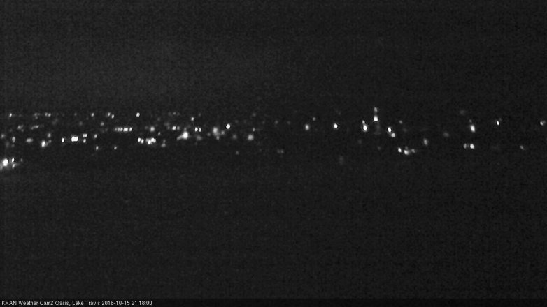Lake Travis webcam, October 15, 2018 8:20 PM CT