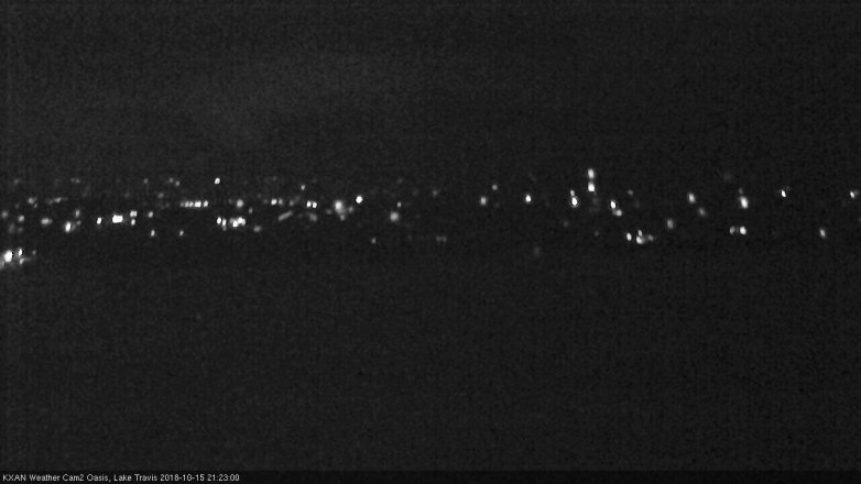 Lake Travis webcam, October 15, 2018 8:25 PM CT
