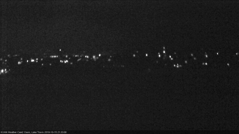 Lake Travis webcam, October 15, 2018 8:35 PM CT