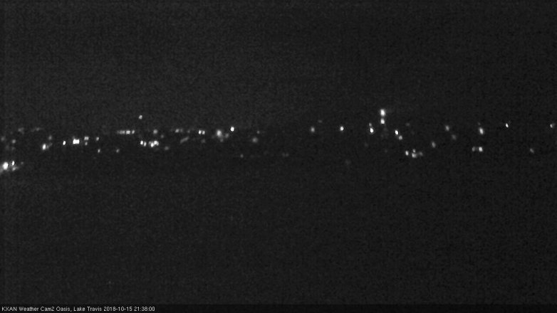 Lake Travis webcam, October 15, 2018 8:40 PM CT