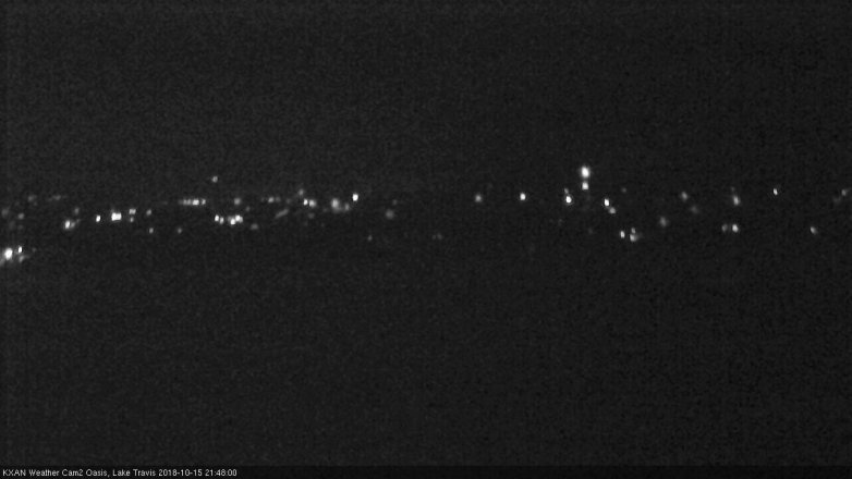 Lake Travis webcam, October 15, 2018 8:50 PM CT