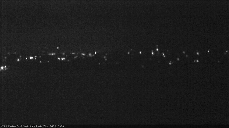 Lake Travis webcam, October 15, 2018 8:55 PM CT