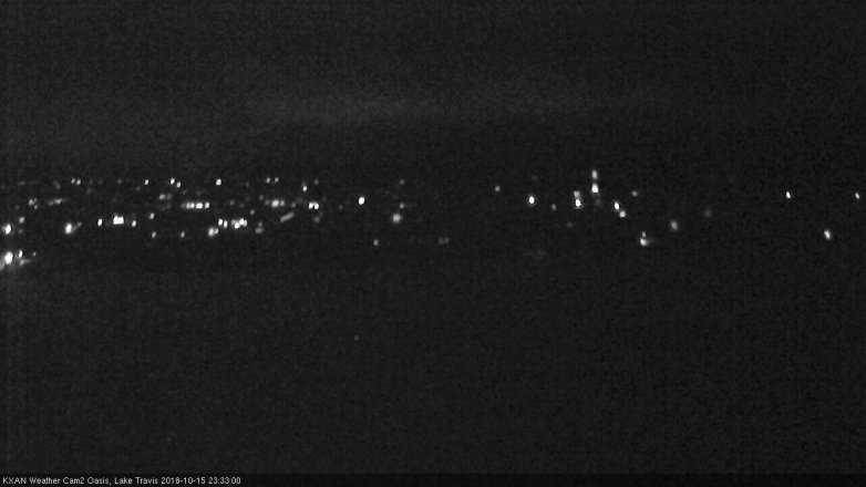 Lake Travis webcam, October 15, 2018 10:35 PM CT