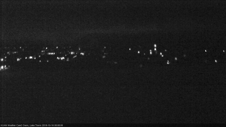 Lake Travis webcam, October 15, 2018 11:10 PM CT