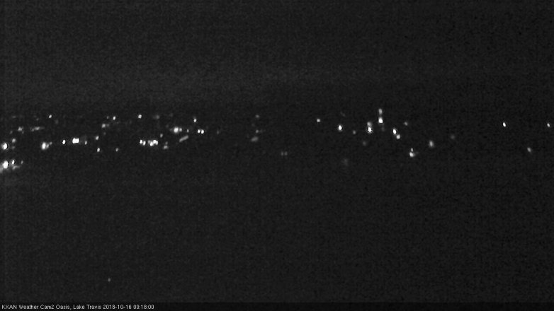 Lake Travis webcam, October 15, 2018 11:20 PM CT