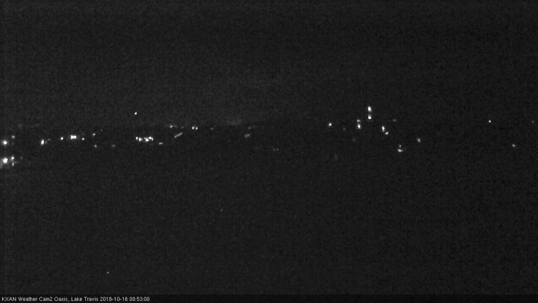 Lake Travis webcam, October 15, 2018 11:55 PM CT
