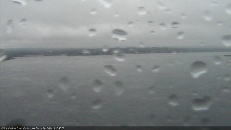 Lake Travis webcam, October 16, 2018 9:45 AM CT