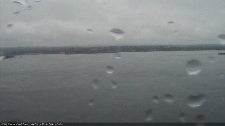 Lake Travis webcam, October 16, 2018 9:55 AM CT