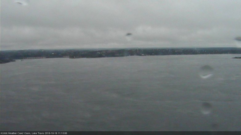 Lake Travis webcam, October 16, 2018 10:15 AM CT