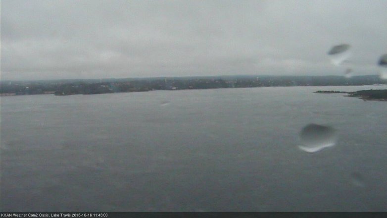 Lake Travis webcam, October 16, 2018 10:45 AM CT