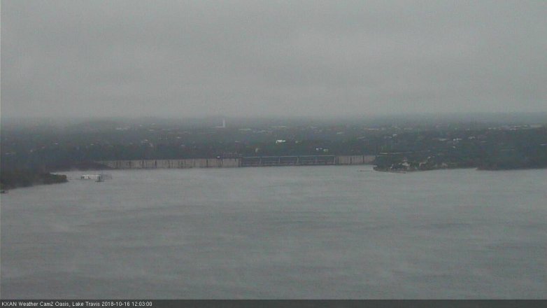 Lake Travis webcam, October 16, 2018 11:05 AM CT