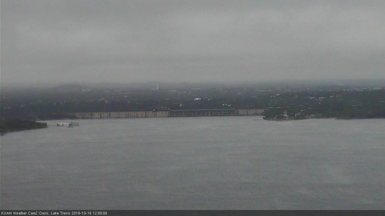 Lake Travis webcam, October 16, 2018 11:10 AM CT