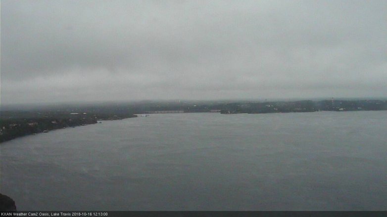 Lake Travis webcam, October 16, 2018 11:15 AM CT