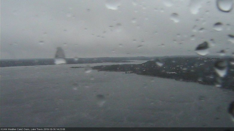 Lake Travis webcam, October 16, 2018 1:25 PM CT