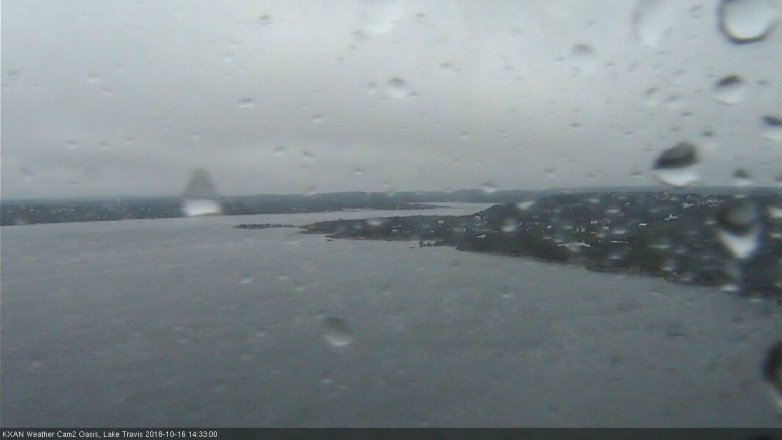 Lake Travis webcam, October 16, 2018 1:35 PM CT
