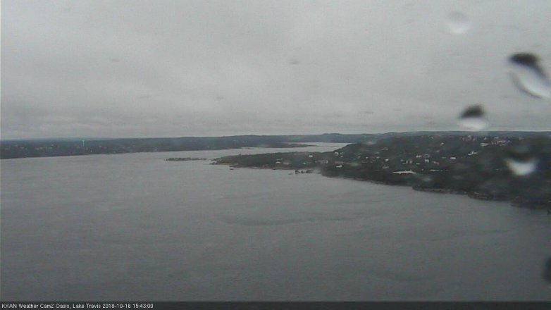 Lake Travis webcam, October 16, 2018 2:45 PM CT