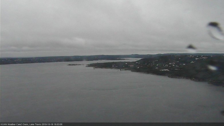 Lake Travis webcam, October 16, 2018 3:05 PM CT