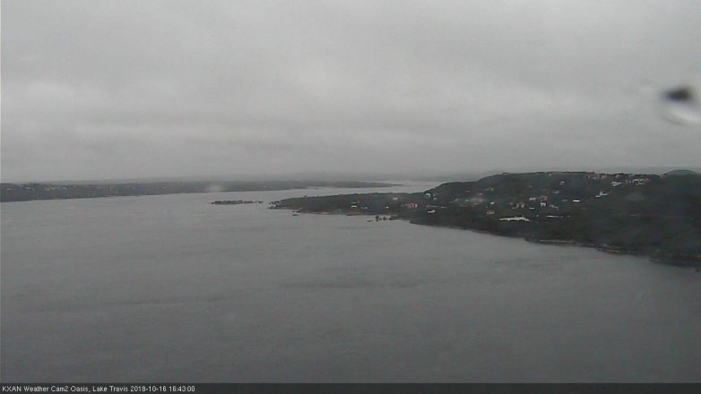 Lake Travis webcam, October 16, 2018 3:45 PM CT