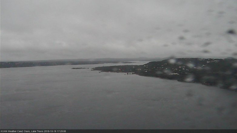 Lake Travis webcam, October 16, 2018 4:30 PM CT