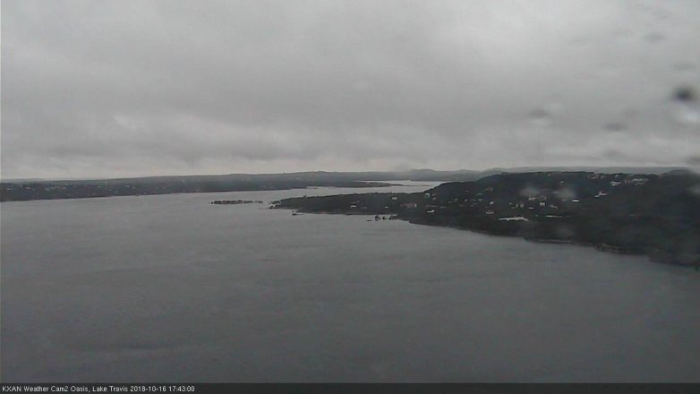 Lake Travis webcam, October 16, 2018 4:45 PM CT