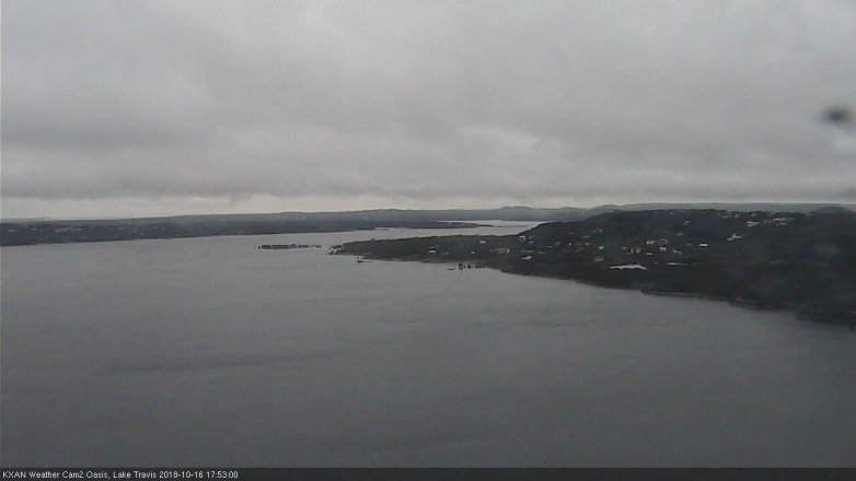 Lake Travis webcam, October 16, 2018 4:55 PM CT