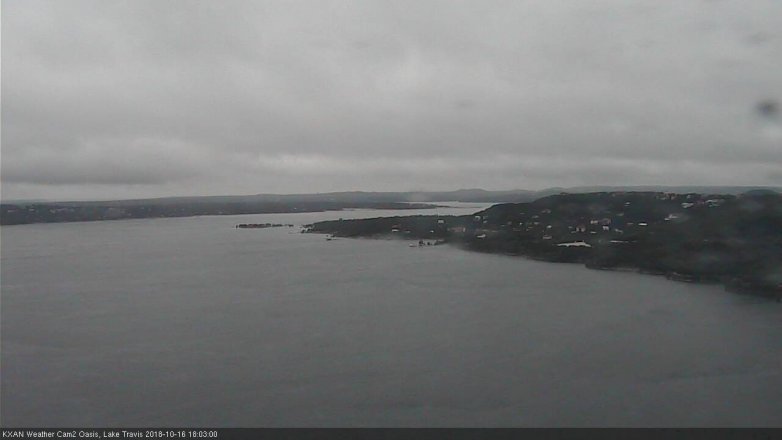 Lake Travis webcam, October 16, 2018 5:05 PM CT