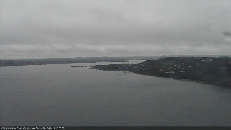 Lake Travis webcam, October 16, 2018 5:25 PM CT