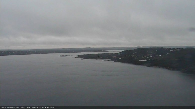Lake Travis webcam, October 16, 2018 5:35 PM CT