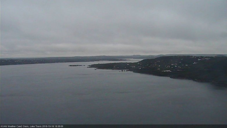 Lake Travis webcam, October 16, 2018 5:40 PM CT