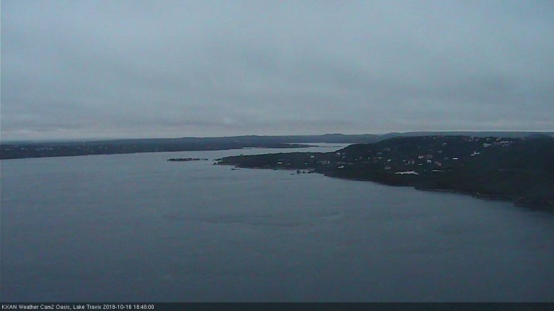 Lake Travis webcam, October 16, 2018 5:50 PM CT