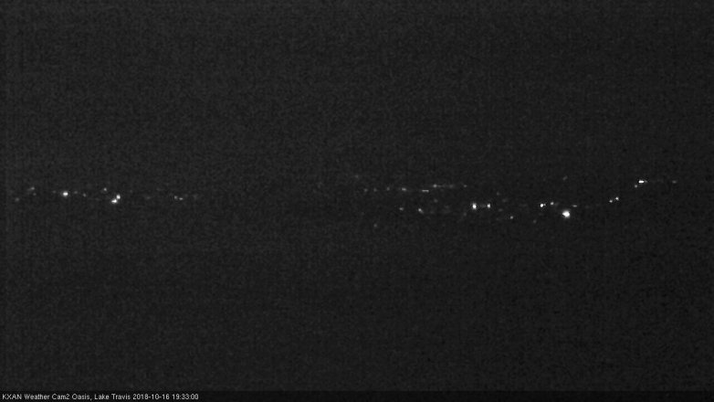 Lake Travis webcam, October 16, 2018 6:35 PM CT