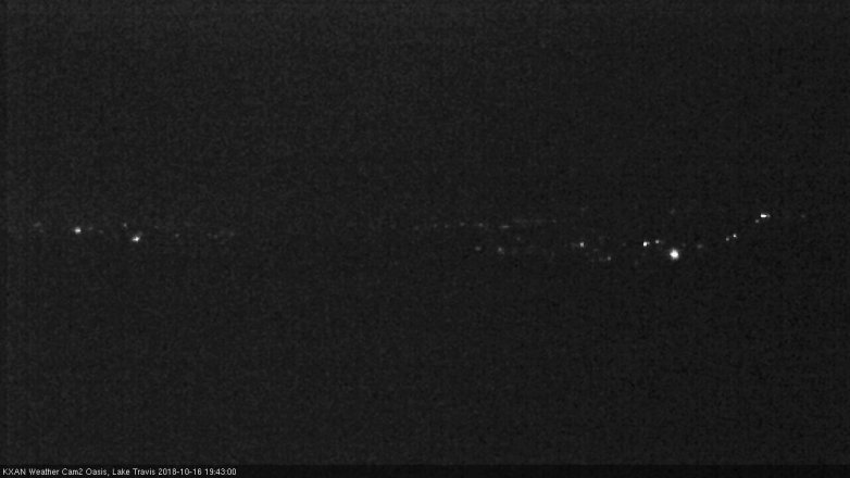 Lake Travis webcam, October 16, 2018 6:45 PM CT