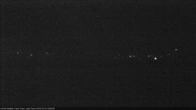 Lake Travis webcam, October 16, 2018 7:00 PM CT