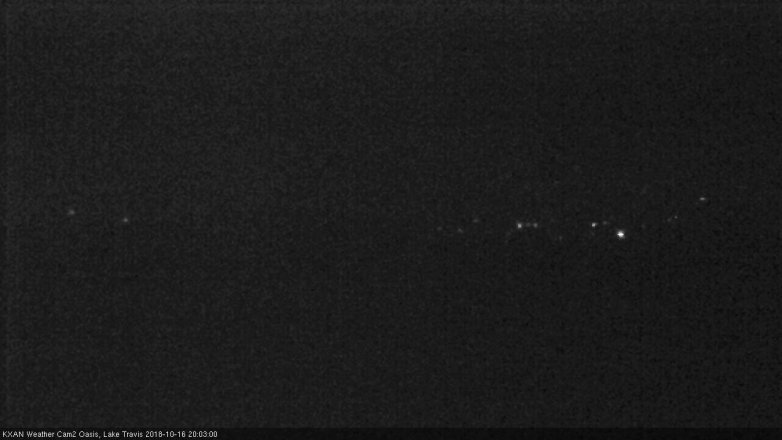 Lake Travis webcam, October 16, 2018 7:05 PM CT