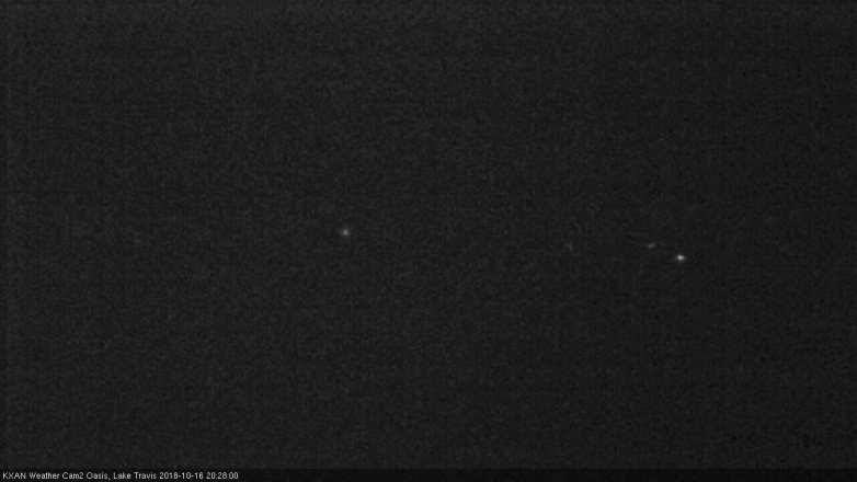 Lake Travis webcam, October 16, 2018 7:30 PM CT