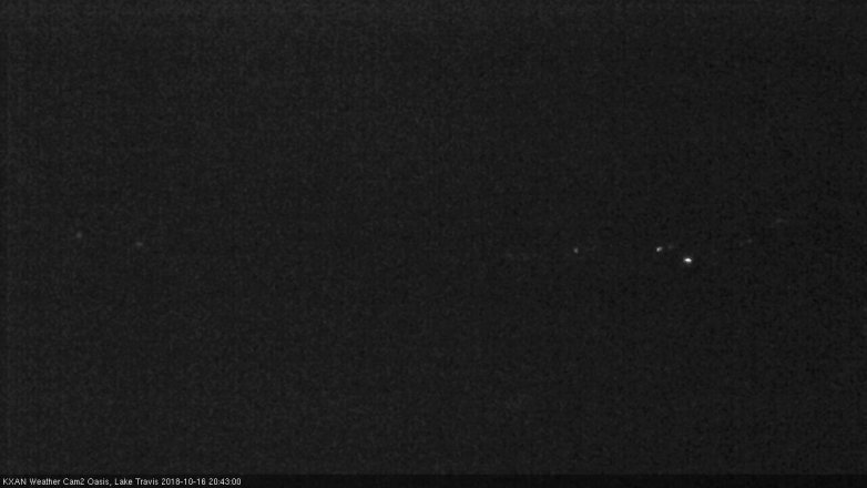 Lake Travis webcam, October 16, 2018 7:45 PM CT
