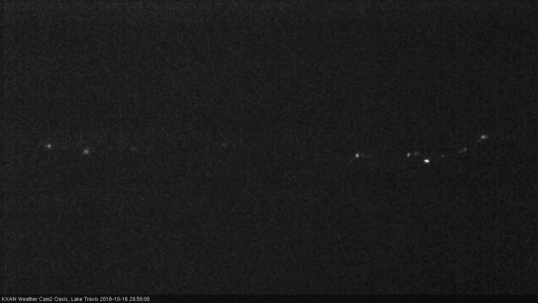 Lake Travis webcam, October 16, 2018 8:00 PM CT