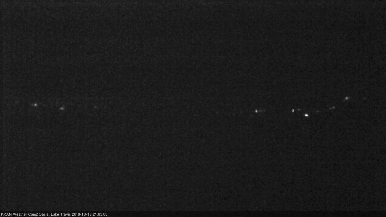Lake Travis webcam, October 16, 2018 8:05 PM CT