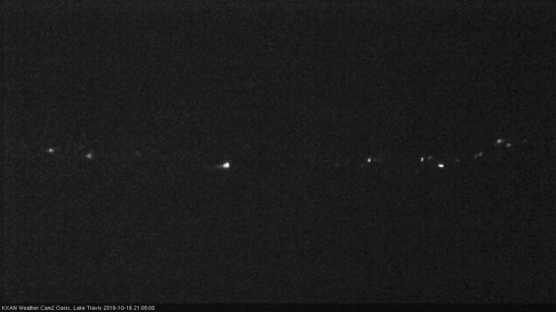 Lake Travis webcam, October 16, 2018 8:10 PM CT