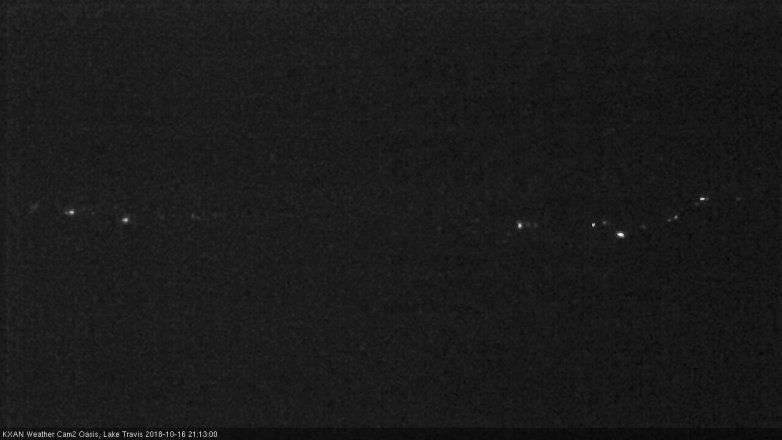 Lake Travis webcam, October 16, 2018 8:15 PM CT
