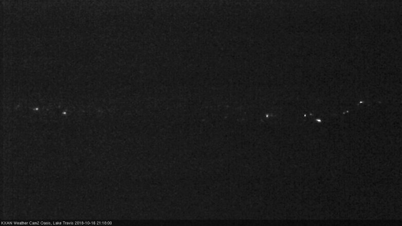 Lake Travis webcam, October 16, 2018 8:20 PM CT