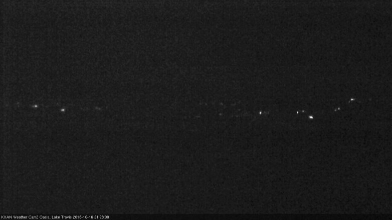 Lake Travis webcam, October 16, 2018 8:30 PM CT