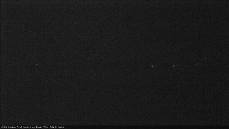 Lake Travis webcam, October 16, 2018 9:20 PM CT