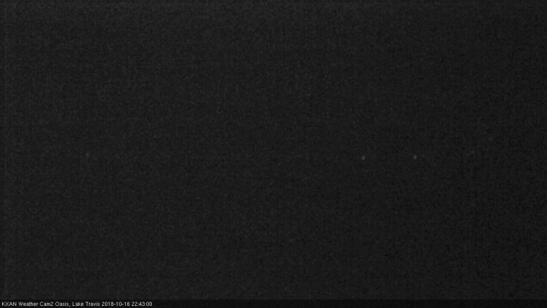 Lake Travis webcam, October 16, 2018 9:45 PM CT
