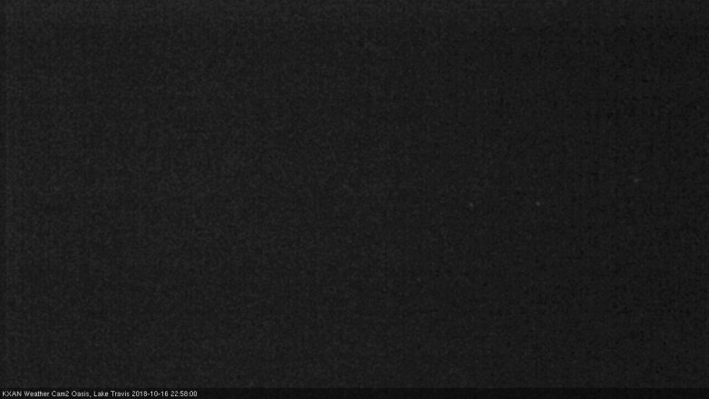 Lake Travis webcam, October 16, 2018 10:00 PM CT