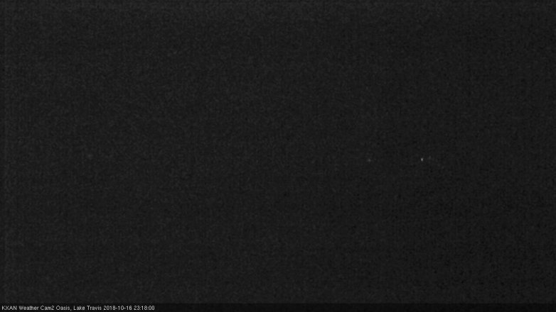 Lake Travis webcam, October 16, 2018 10:20 PM CT