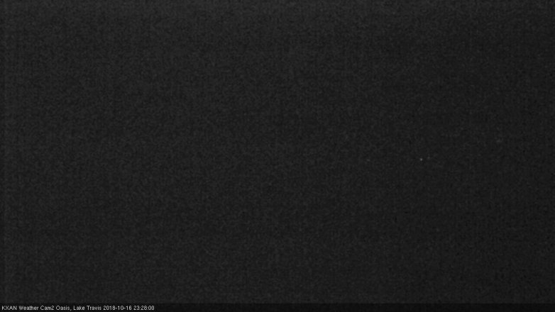 Lake Travis webcam, October 16, 2018 10:30 PM CT