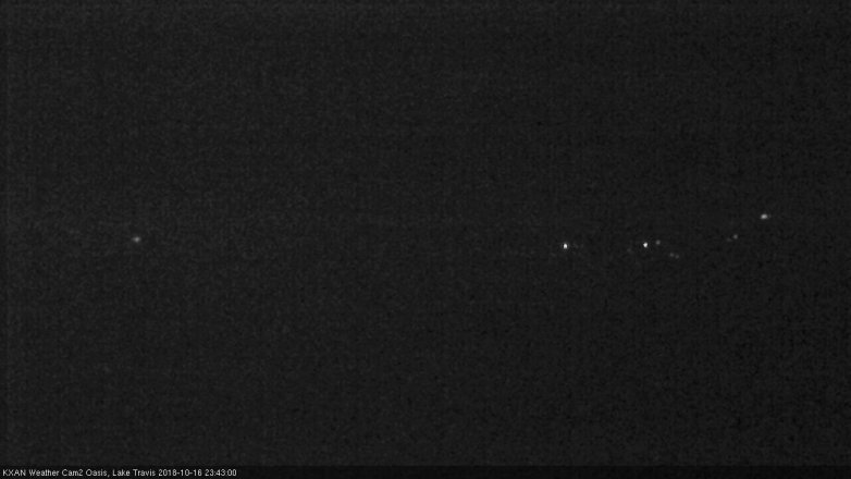 Lake Travis webcam, October 16, 2018 10:45 PM CT