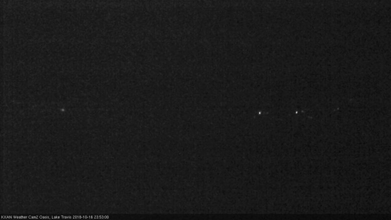 Lake Travis webcam, October 16, 2018 10:55 PM CT