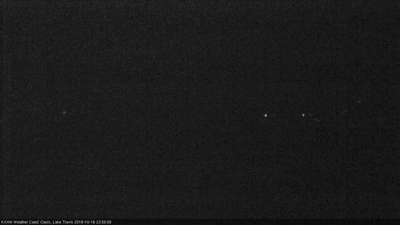 Lake Travis webcam, October 16, 2018 11:00 PM CT